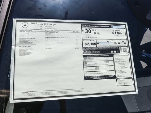 New 2025 Mercedes-Benz CLA 250 image 32