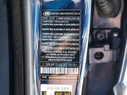 Used 2012 Land Rover Range Rover Supercharged AWD/4WD image 59
