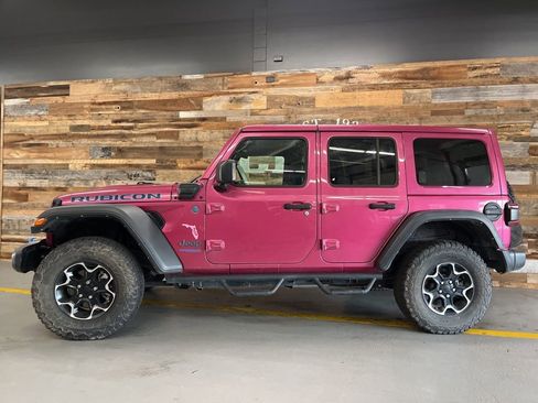 Used 2022 Jeep Wrangler Unlimited Rubicon 4xe w/ Cold Weather Group image 4