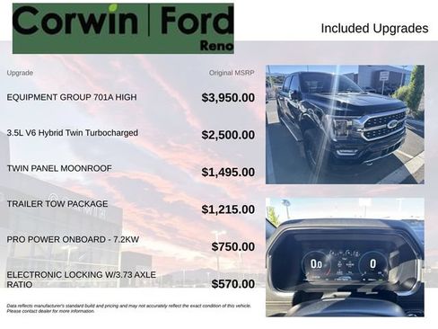 Used 2023 Ford F150 Platinum w/ Equipment Group 701A High AWD/4WD image 3