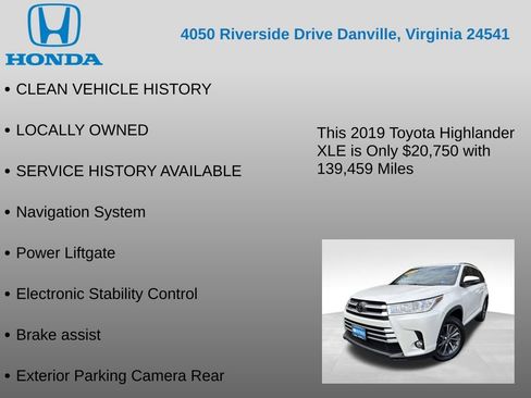 Used 2019 Toyota Highlander XLE image 7