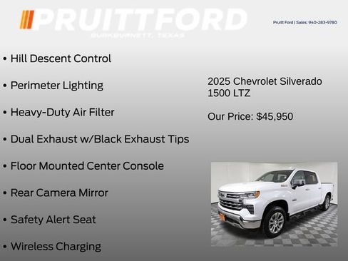 Used 2025 Chevrolet Silverado 1500 LTZ w/ Technology Package image 37