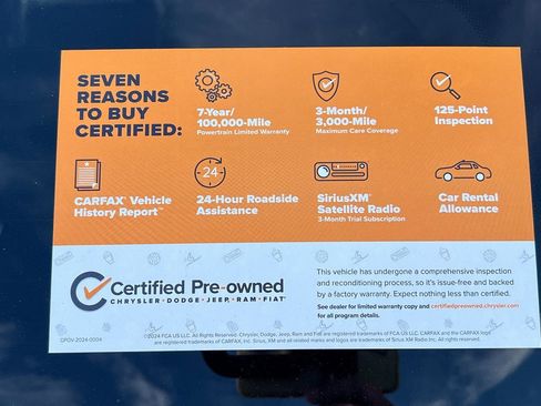 Certified 2024 Chrysler Pacifica Touring-L image 7