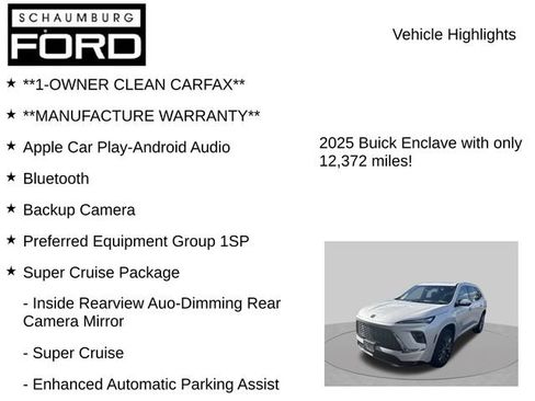 Used 2025 Buick Enclave Avenir w/ Super Cruise Package AWD/4WD image 8