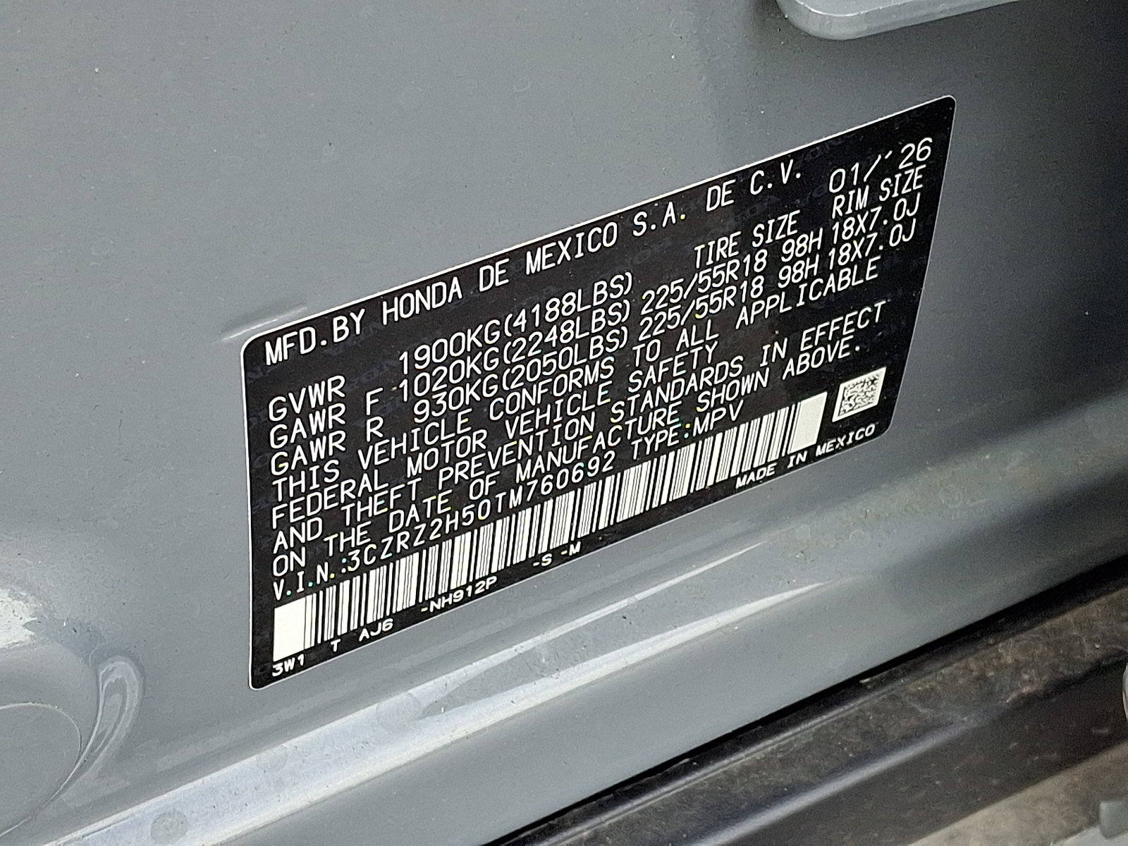 Used 2026 Honda HR-V Sport image 27