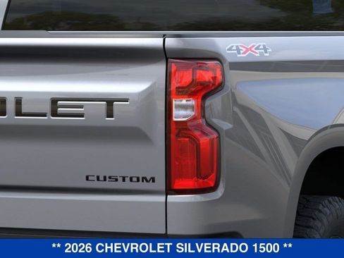 New 2026 Chevrolet Silverado 1500 Custom w/ Turbomax Blackout Package AWD/4WD image 11