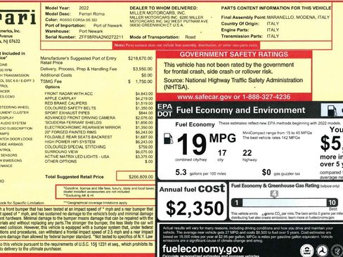 Certified 2022 Ferrari Roma RWD image 2