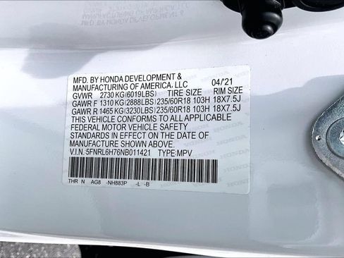 Used 2022 Honda Odyssey EX-L image 16