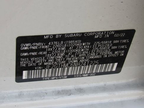 Used 2022 Subaru Crosstrek 2.5i Limited w/ Moonroof Package 1 image 14