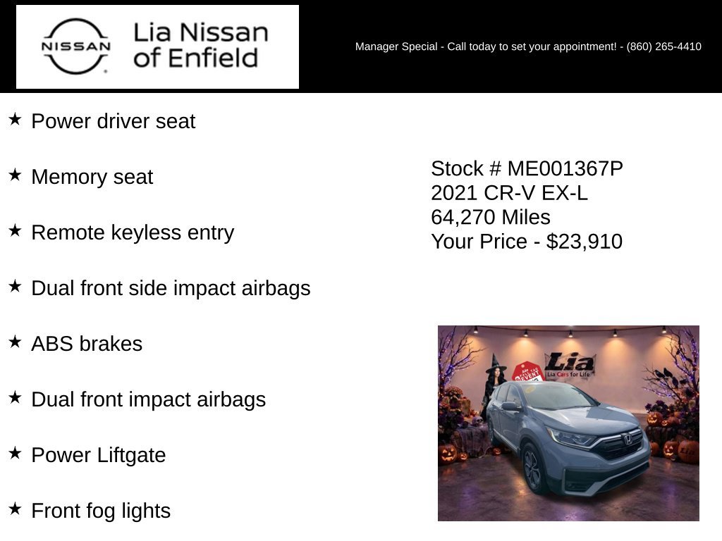 Used 2021 Honda CR-V EX-L image 15