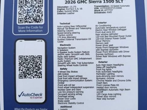 Used 2026 GMC Sierra 1500 SLT image 15