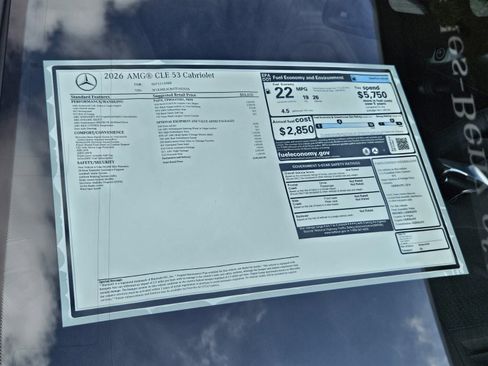 New 2026 Mercedes-Benz CLE 53 AMG 4MATIC Cabriolet image 51