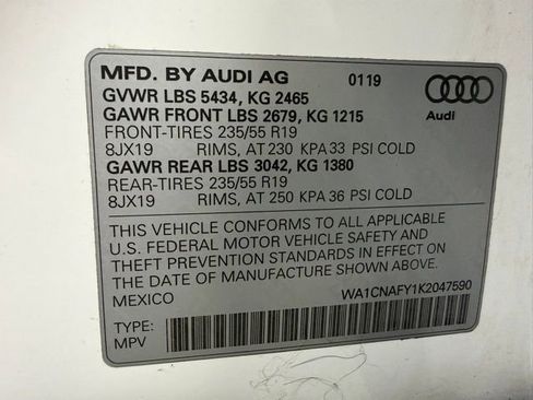 Used 2019 Audi Q5 Prestige w/ Prestige Package image 32