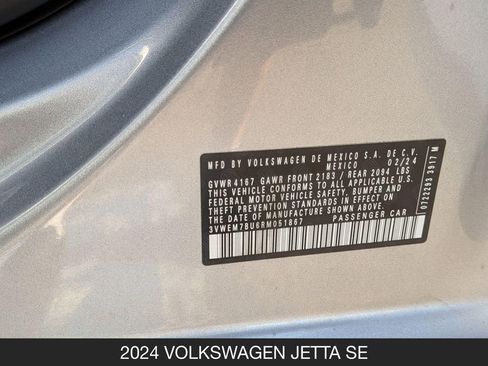 Used 2024 Volkswagen Jetta SE FWD image 24