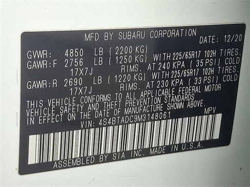 Used 2021 Subaru Outback Premium image 26