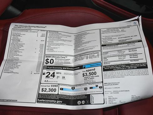 Used 2023 BMW X4 xDrive30i w/ M Sport Package image 64