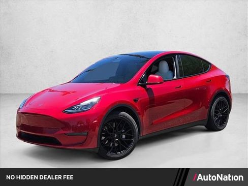 Used 2020 Tesla Model Y Long Range AWD/4WD image 1