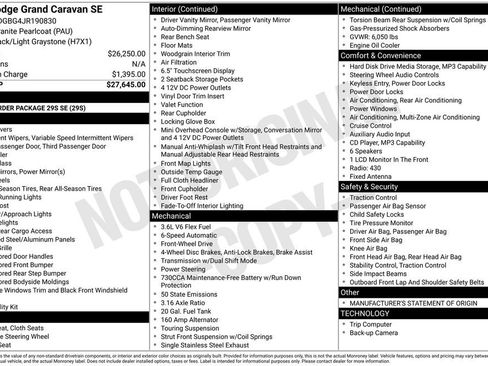 Used 2018 Dodge Grand Caravan SE FWD image 3
