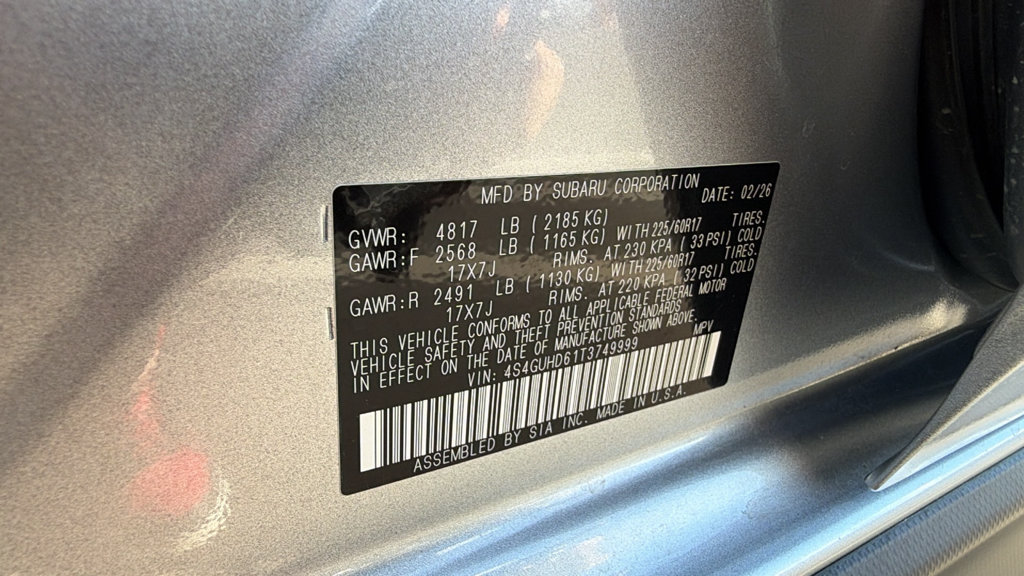 Certified 2026 Subaru Crosstrek 2.5i Premium AWD/4WD image 30