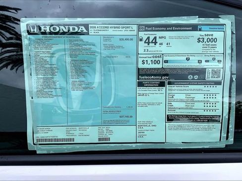 New 2026 Honda Accord Sport image 14