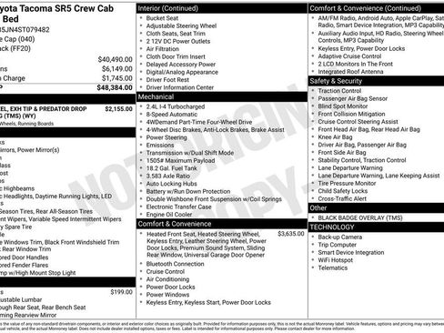 Used 2025 Toyota Tacoma SR5 AWD/4WD image 36