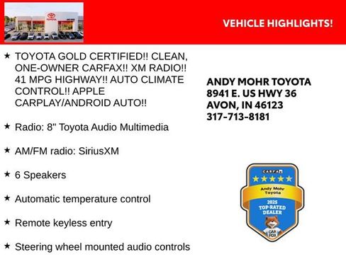 Certified 2024 Toyota Corolla LE image 2