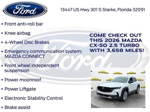 Used 2026 MAZDA CX-50 AWD 2.5 S w/ Weather Package image 30