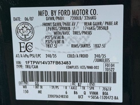 Used 2007 Ford F150 XLT AWD/4WD image 36