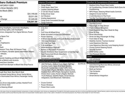 Used 2024 Subaru Outback Premium image 9