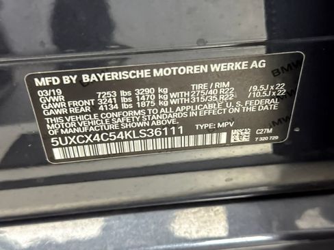 Used 2019 BMW X7 xDrive50i w/ Premium Package AWD/4WD image 29
