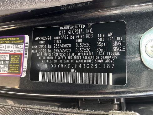 Used 2024 Kia Sorento SX Prestige AWD/4WD image 38