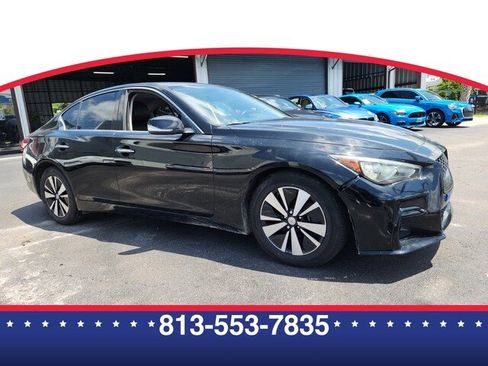 Used 2018 INFINITI Q50 Luxe w/ Essential Package (3.0T Luxe) image 1