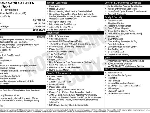 New 2026 MAZDA CX-90 3.3 Turbo S w/ Premium Package image 3