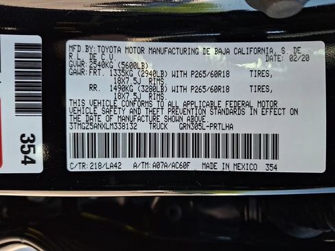 Used 2020 Toyota Tacoma Limited AWD/4WD image 27