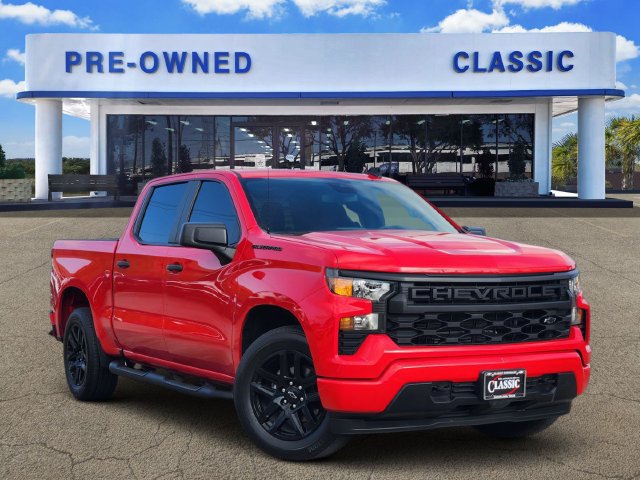 Used 2023 Chevrolet Silverado 1500 Custom w/ LPO, Dark Essentials Package RWD image 1