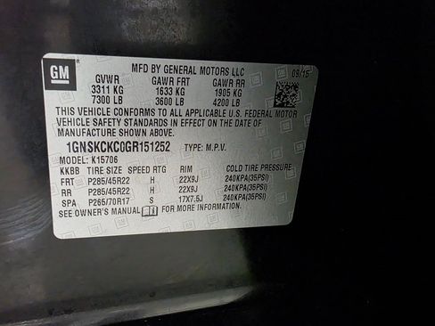 Used 2016 Chevrolet Tahoe LTZ image 46