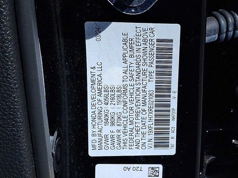 Used 2024 Honda Civic EX-L image 27