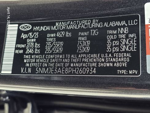 Certified 2023 Hyundai Tucson Limited FWD image 33