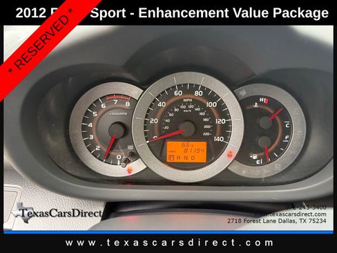 Used 2012 Toyota RAV4 Sport image 8