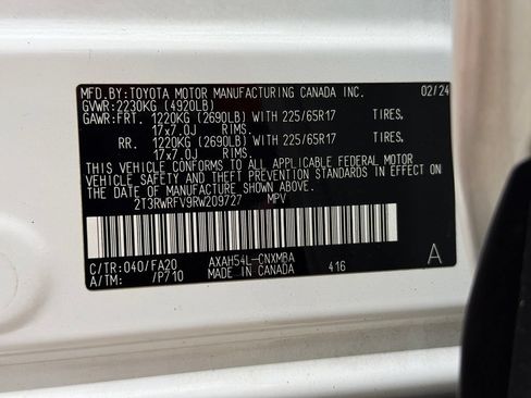 Certified 2024 Toyota RAV4 XLE w/ Convenience Package AWD/4WD image 32