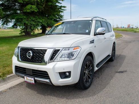 Used 2019 Nissan Armada Platinum w/ Captain's Chairs Package image 1
