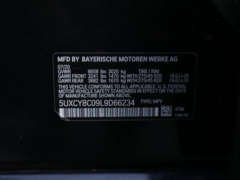 Used 2020 BMW X6 M50i w/ Executive Package image 67