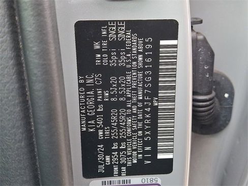 Certified 2025 Kia Sorento SX image 28