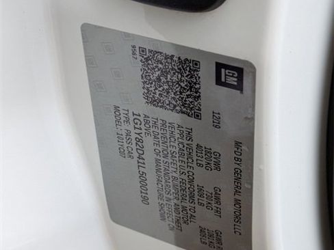 Certified 2020 Chevrolet Corvette Stingray Premium Cpe w/ 3LT Preferred Equipment Group image 38