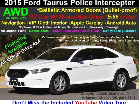 Used 2015 Ford Taurus Police Interceptor AWD image 1