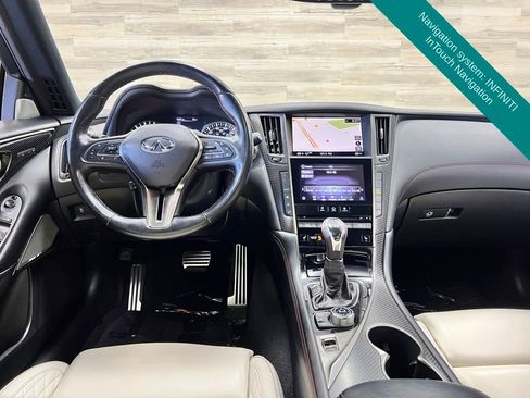 Used 2021 INFINITI Q50 Red Sport 400 w/ Carbon Fiber Package AWD/4WD image 2