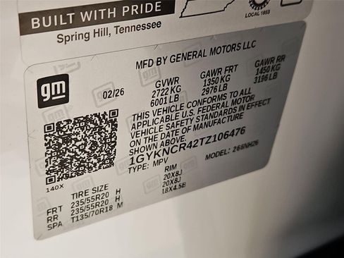 New 2026 Cadillac XT5 Premium Luxury w/ LPO, Floor Liner Package FWD image 31