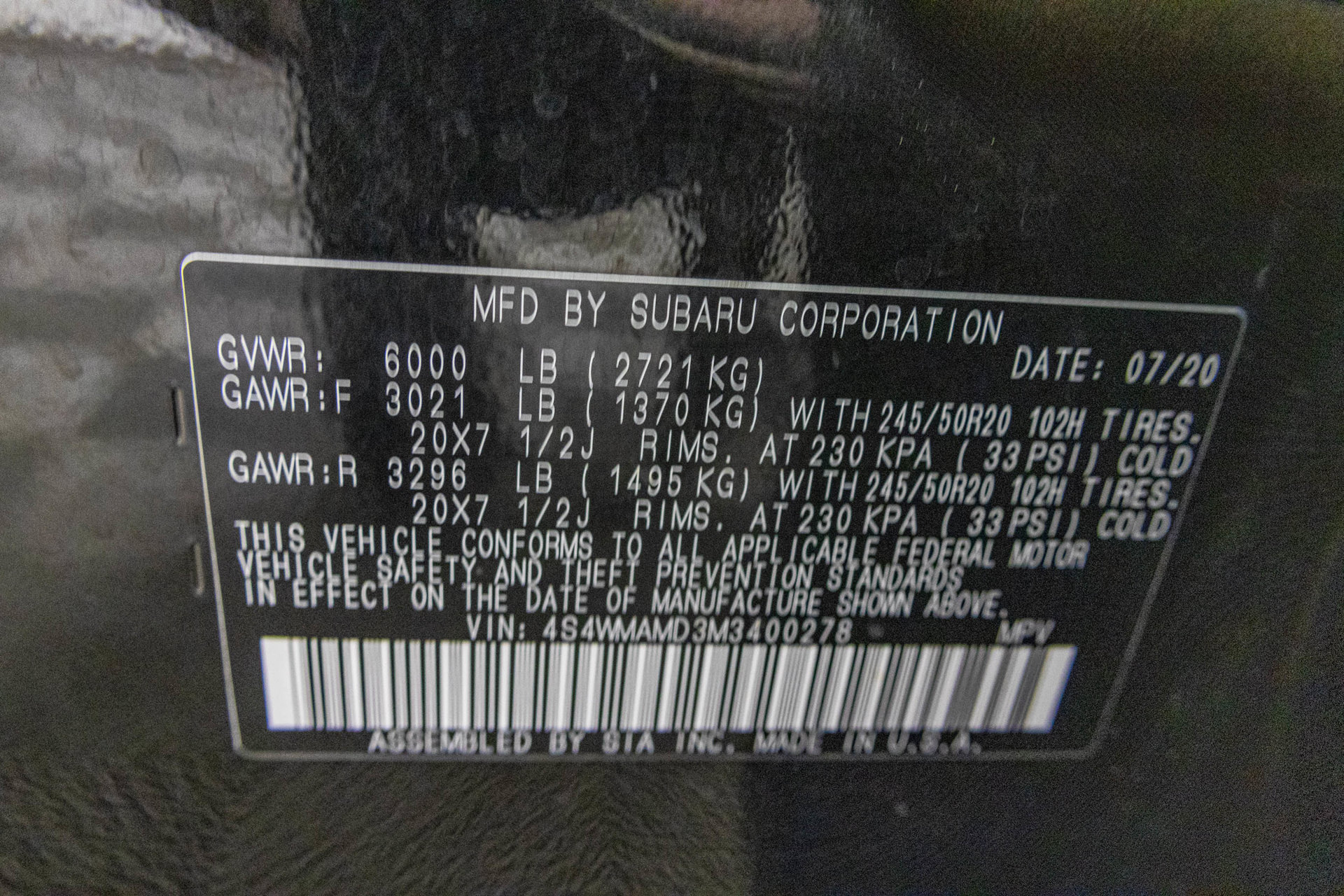 Used 2021 Subaru Ascent Limited w/ Popular Package #4 AWD/4WD image 59