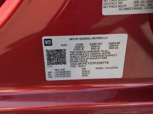 New 2026 Chevrolet Silverado 2500 LTZ w/ LTZ Plus Package image 15