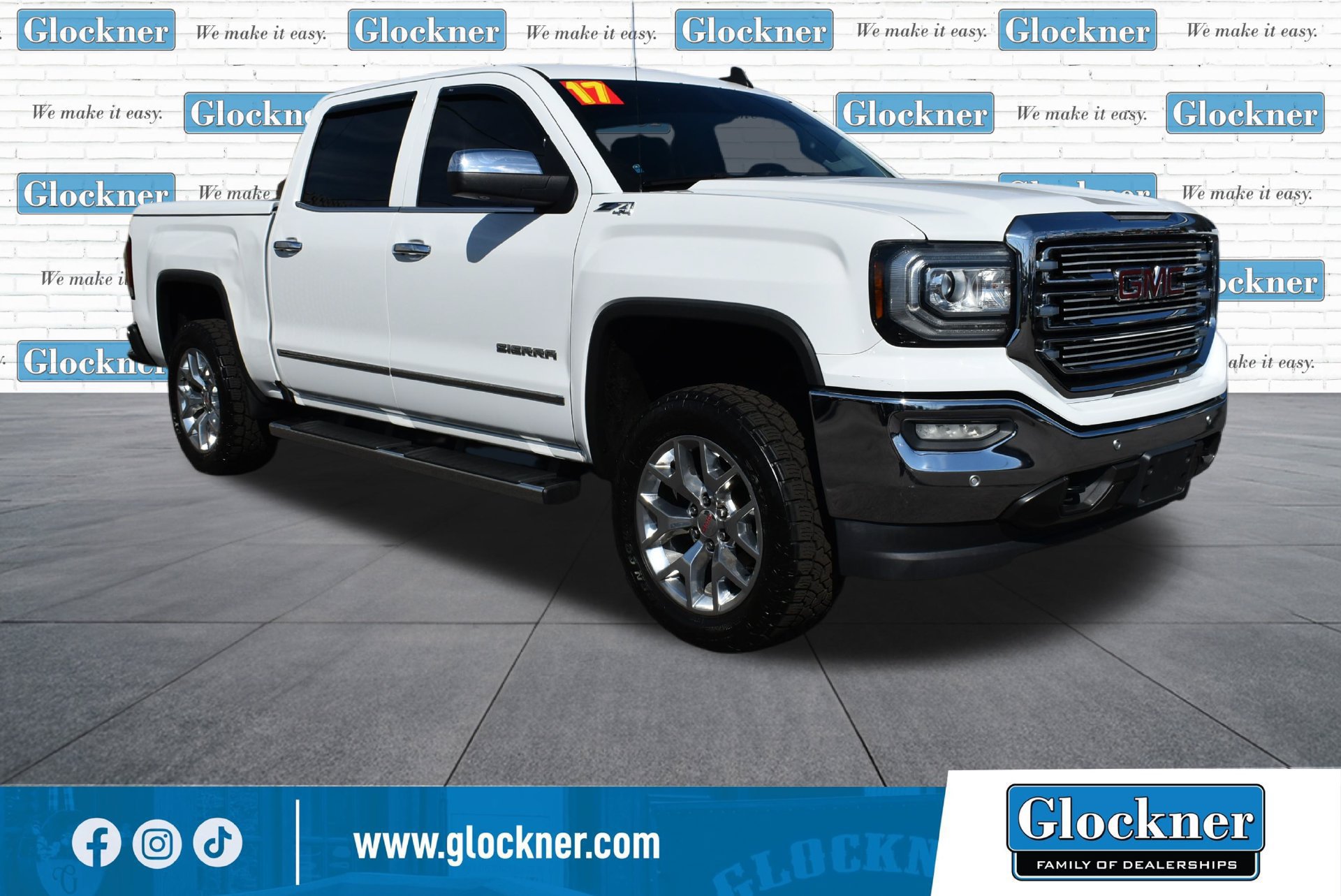 Used 2017 GMC Sierra 1500 SLT w/ SLT Premium Package AWD/4WD image 3